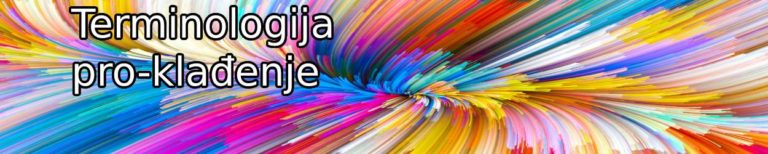 PRO-KLAĐENJE TERMINOLOGIJA